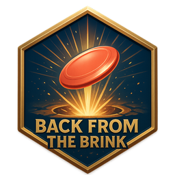 Back From The Brink achievement badge
